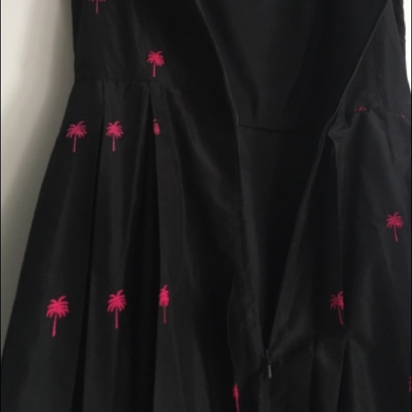 Rare VHTF Lilly Pulitzer Hostess Maxi Vintage White Label Silk Palm Tree Gown - Picture 5 of 16